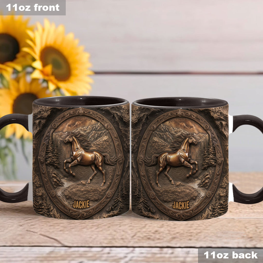 Wild Spirt - Personalized Horse Accent Mug