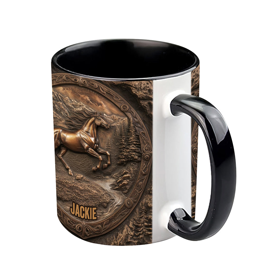 Wild Spirt - Personalized Horse Accent Mug