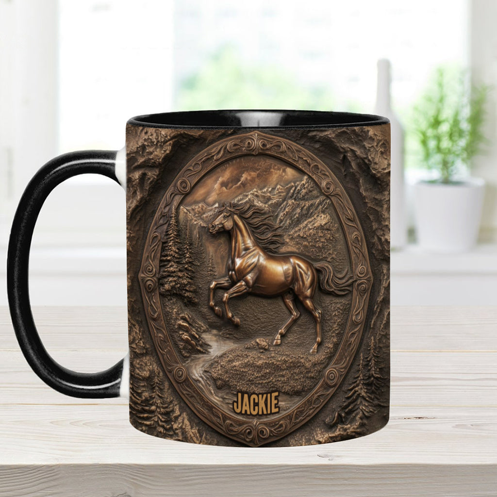 Wild Spirt - Personalized Horse Accent Mug