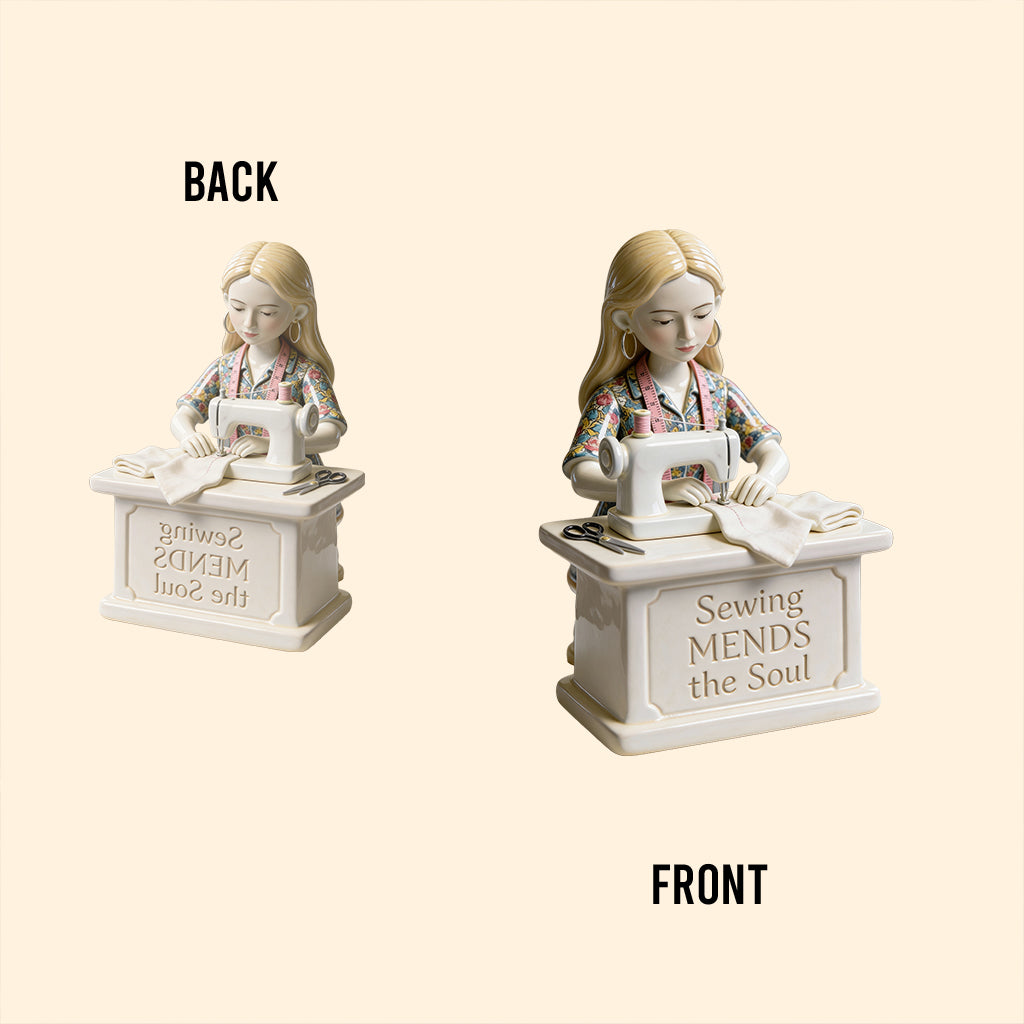 Sewing Mends the Soul - Personalized Sewing Custom Shaped Acrylic Plaque