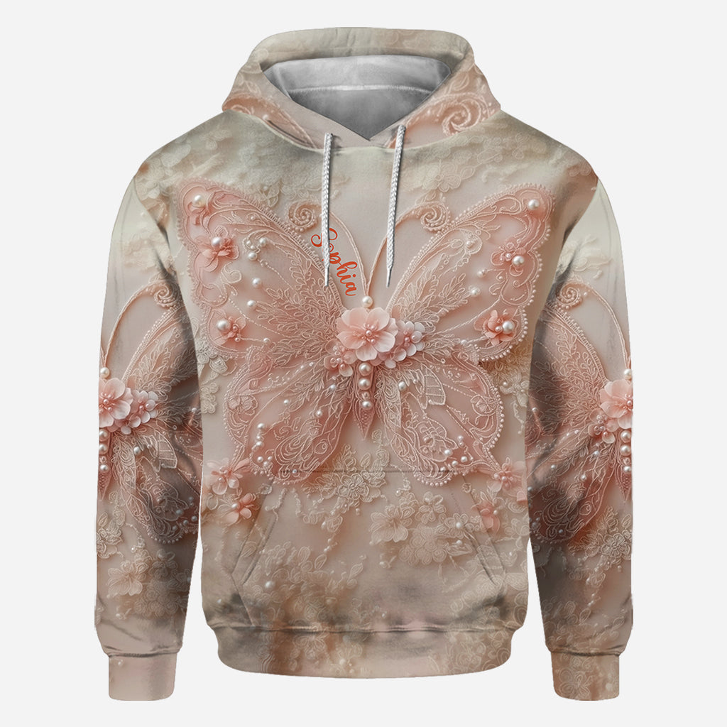 Beautiful Butterfly - Personalized Butterfly All Over Shirt