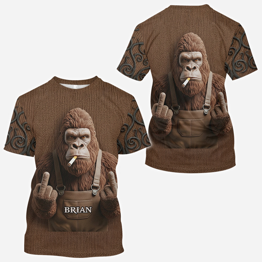 Funny Bigfoot - Personalized Bigfoot All Over Shirt