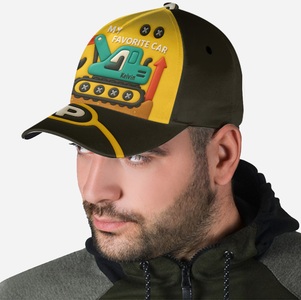 Excavator Cute Children's Gift - Personalized Kid Classic Cap