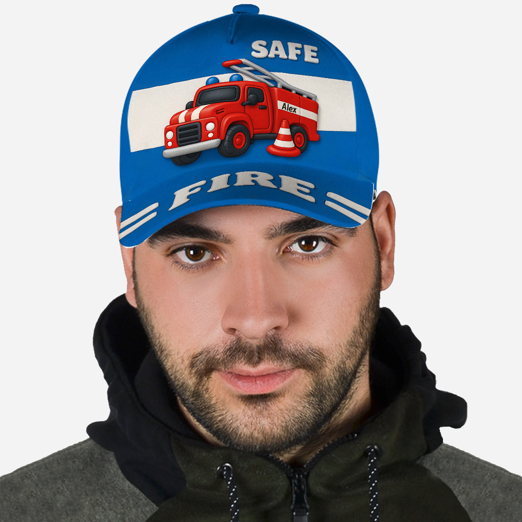 Fire Truck Cute Children's Gift - Personalized Kid Classic Cap
