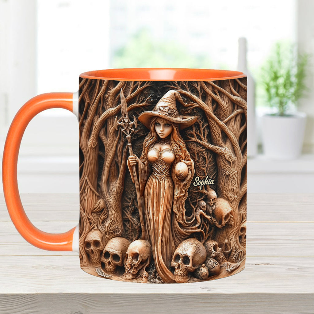 Beautiful Witch - Personalized Witch Accent Mug