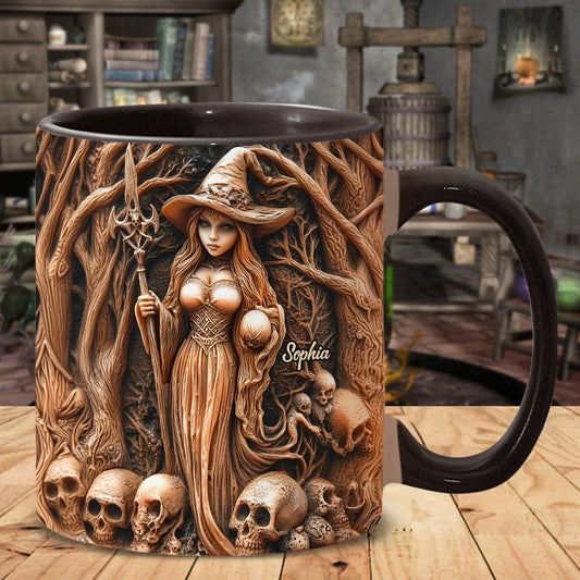 Beautiful Witch - Personalized Witch Accent Mug