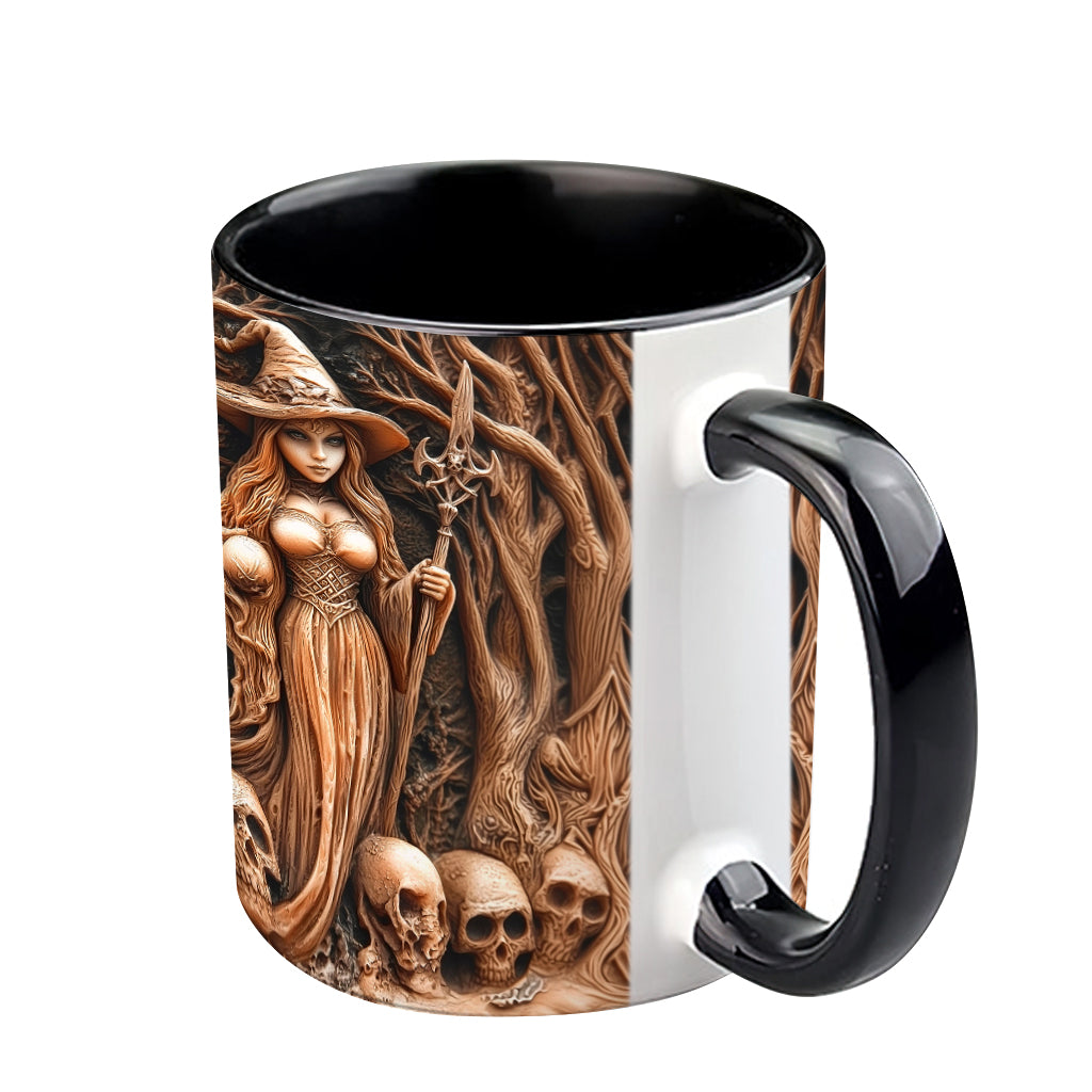 Beautiful Witch - Personalized Witch Accent Mug