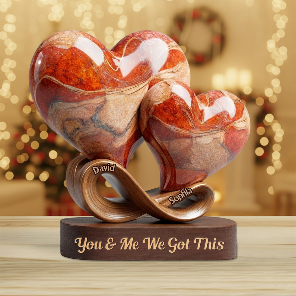 You Will Forever Be My Always - Personalized Couple Custom Shaped Acrylic Plaque