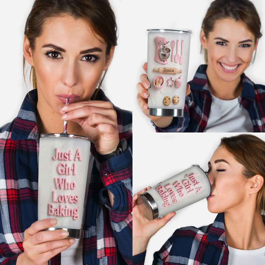 Love Baking - Personalized Baking Tumbler