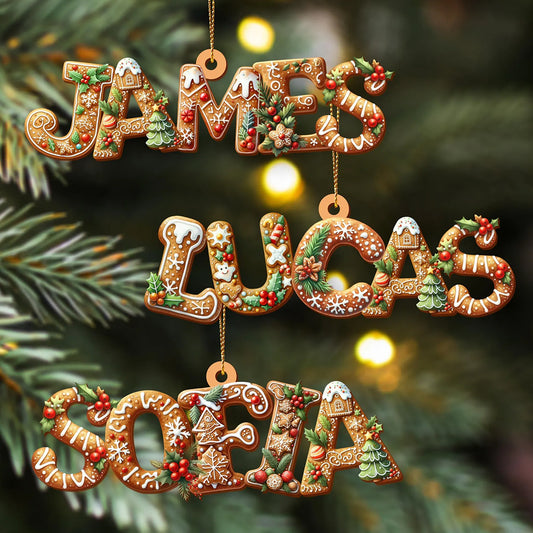 Merry Grinchmas - Personalized Family Premium 3D Ornament