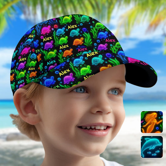 Glowing Sea Creatures - Personalized Sea Lover Classic Cap