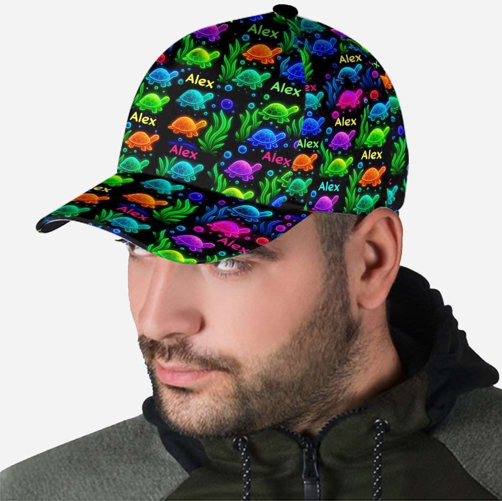 Glowing Sea Creatures - Personalized Sea Lover Classic Cap