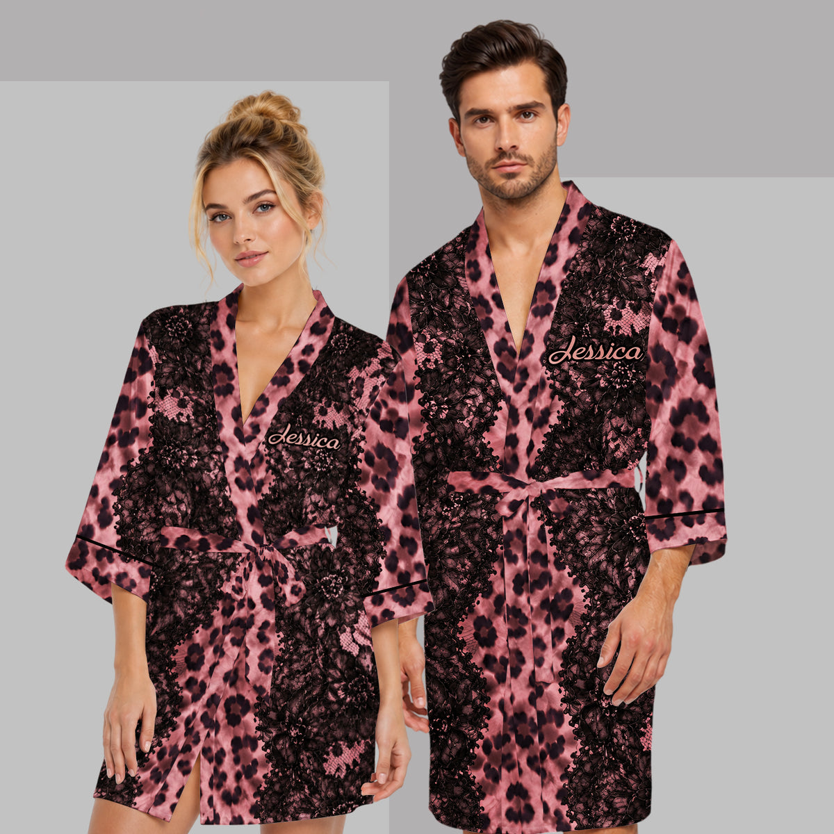 Untamed Beauty - Personalized Self Love Satin Robe