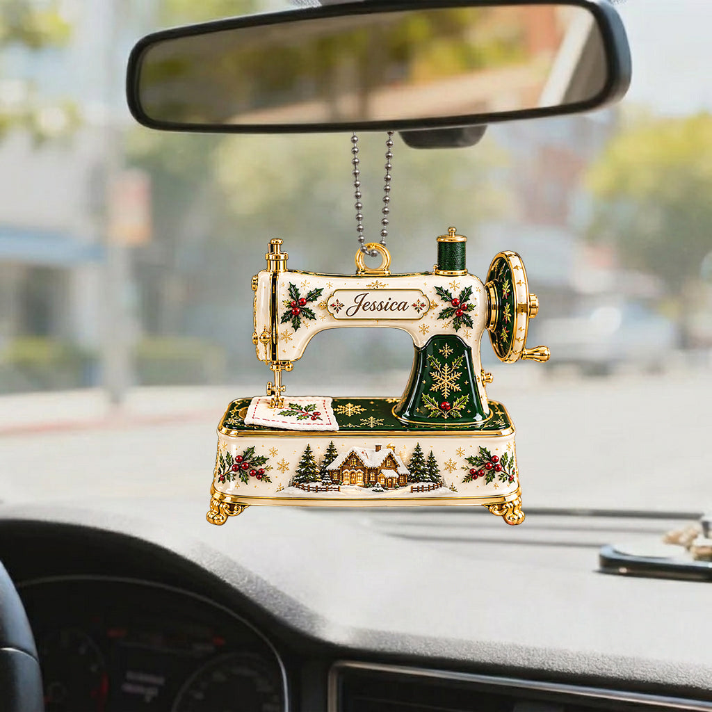 Love Sewing - Personalized Sewing Premium 3D Ornament