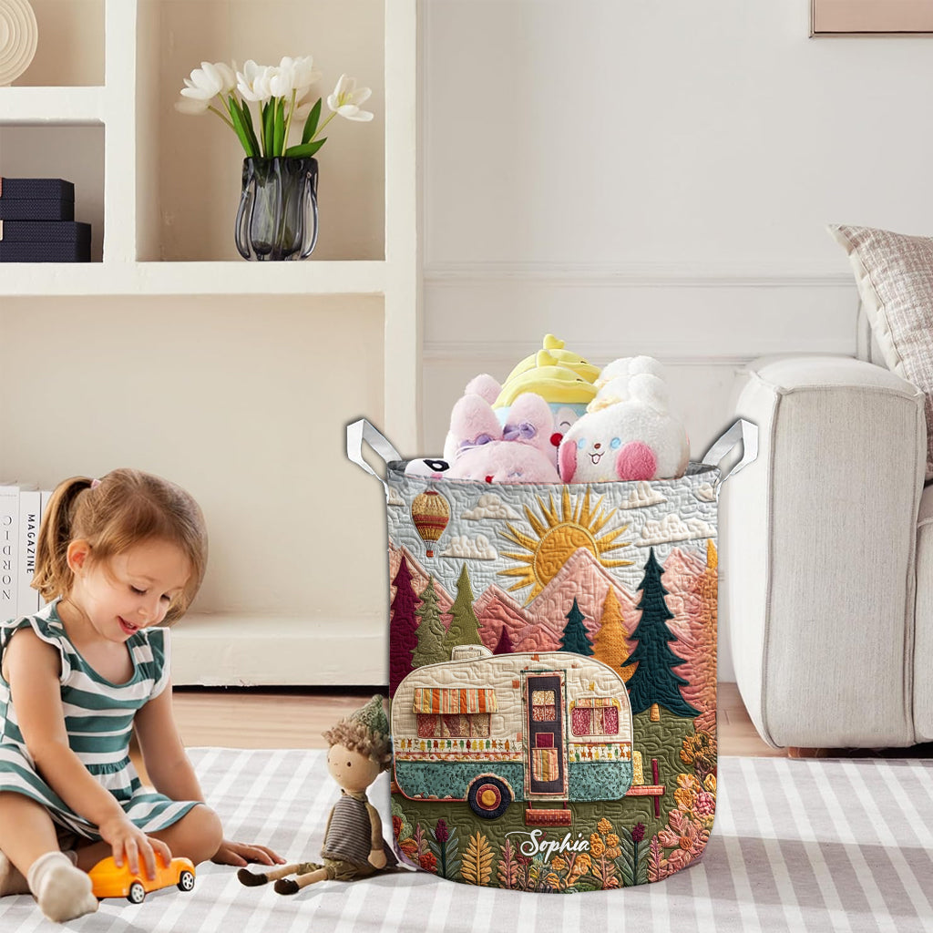 Love Camping - Personalized Camping Storage Basket