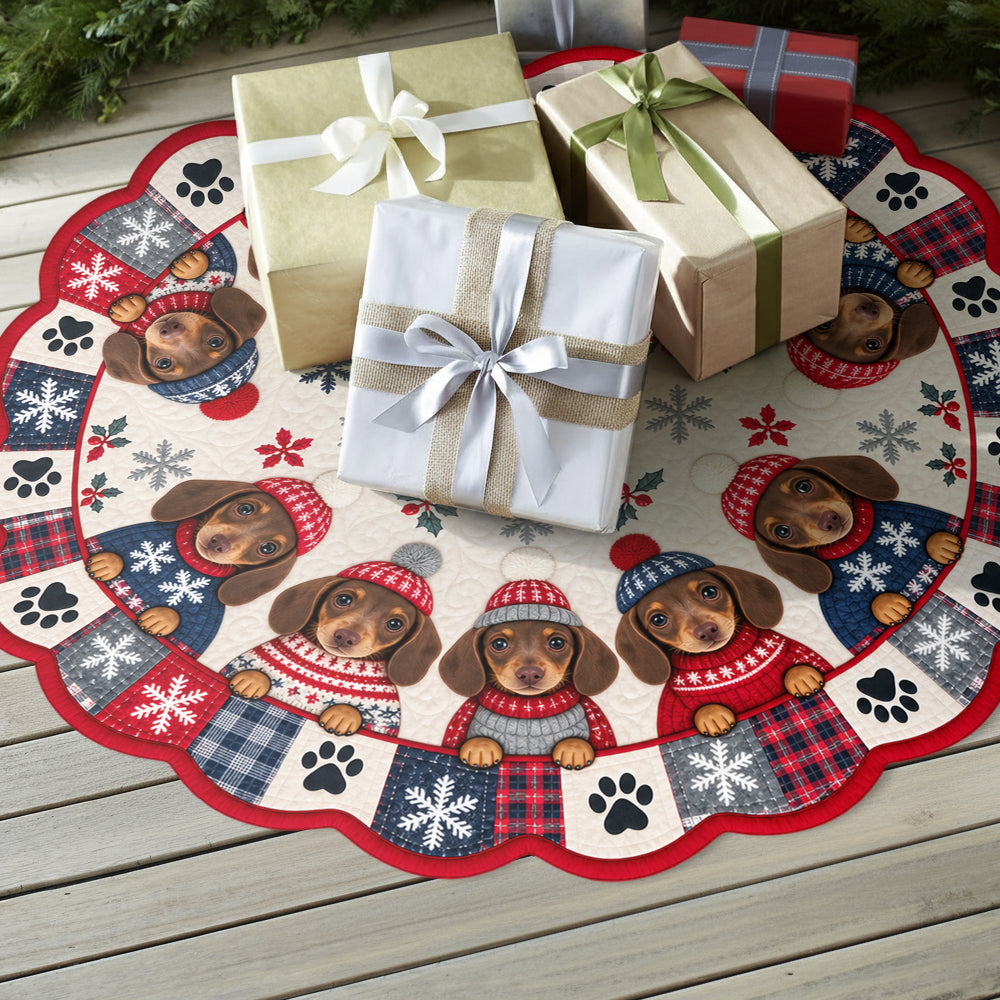 Custom Any Pet - Personalized Dog Shaped Tree Skirt