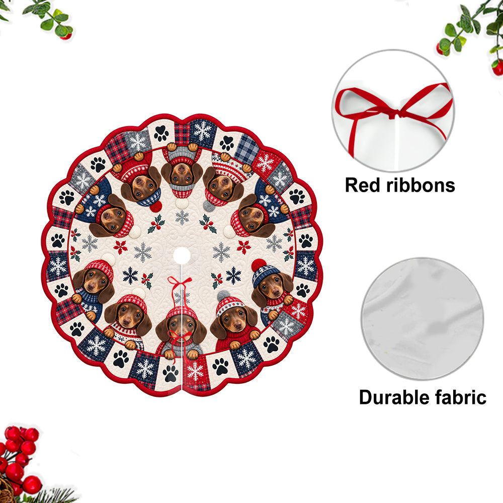 Custom Any Pet - Personalized Dog Shaped Tree Skirt