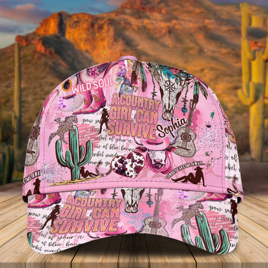 Wild Soul Cowgirl - Personalized Cowgirl Classic Cap