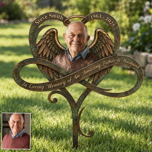 Forever Loved - Personalized Memorial Metal Garden Stake
