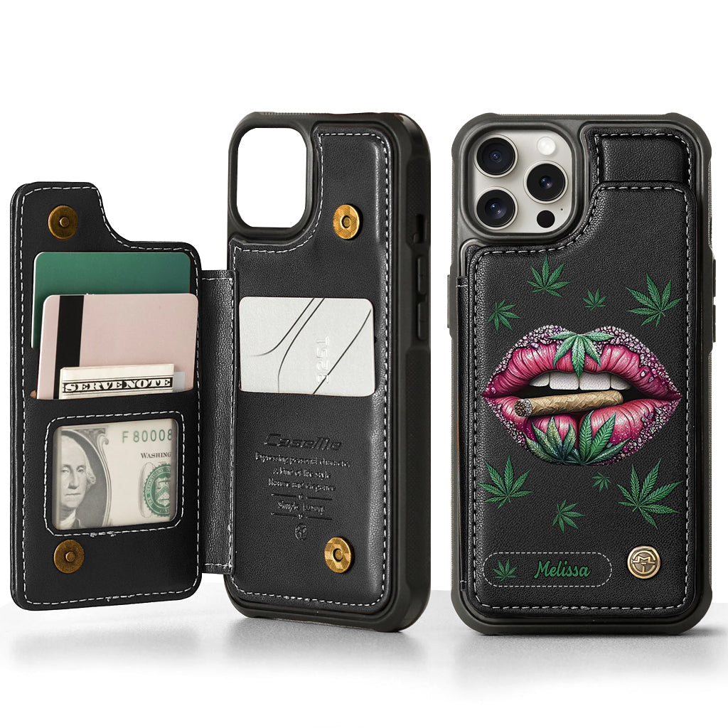 Get High - Personalized Weed Wallet Phone Case
