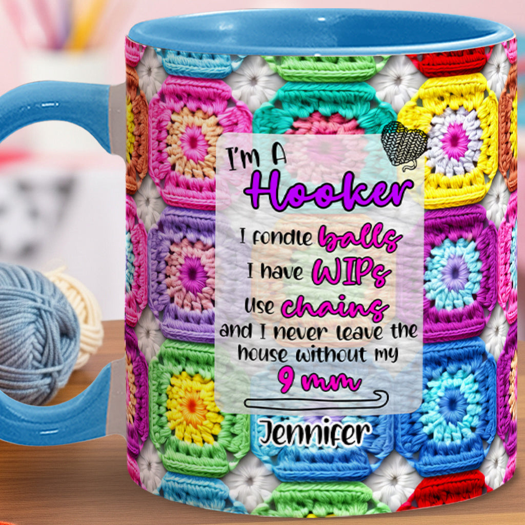 Crochet Lover Gift - Personalized Crocheting Accent Mug