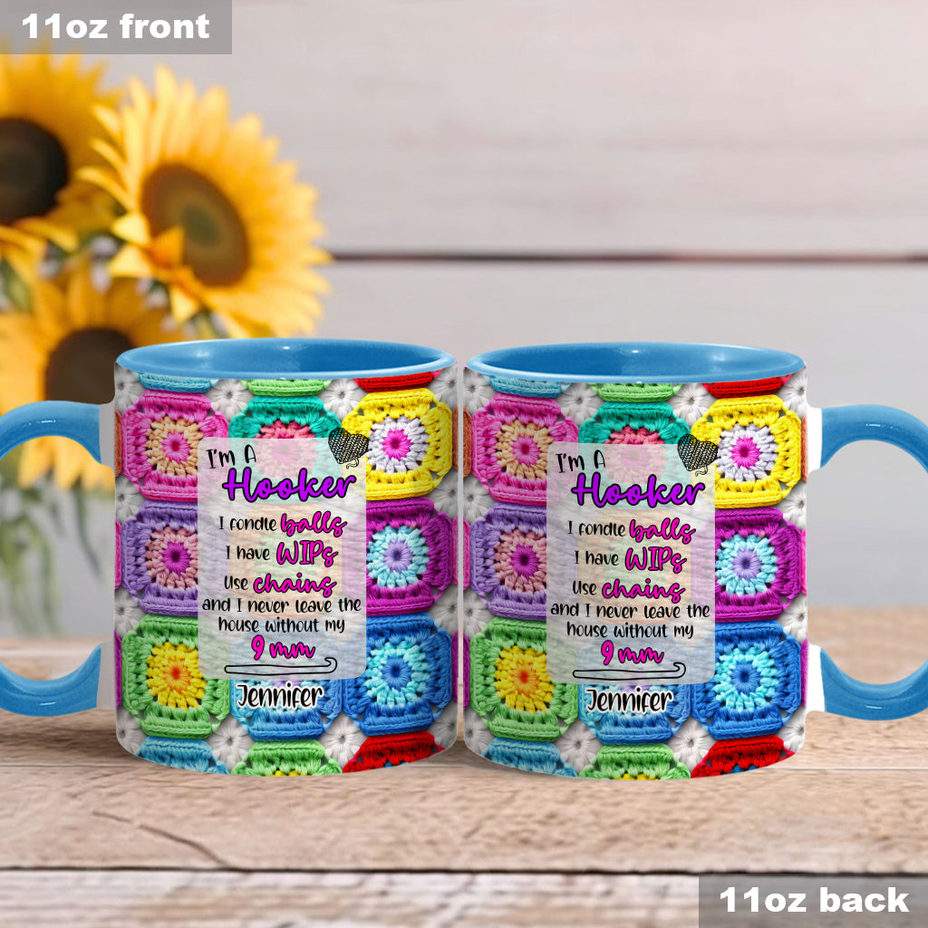 Crochet Lover Gift - Personalized Crocheting Accent Mug