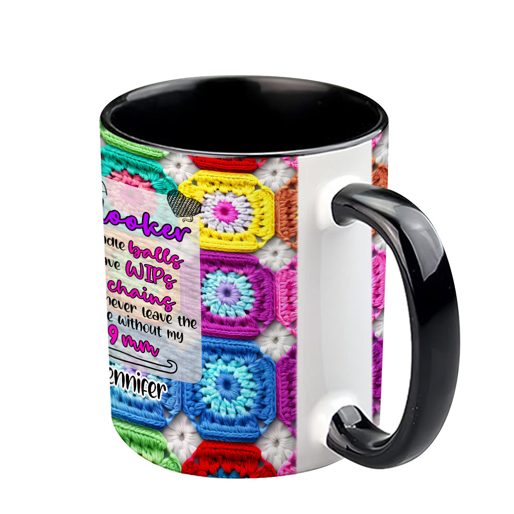 Crochet Lover Gift - Personalized Crocheting Accent Mug