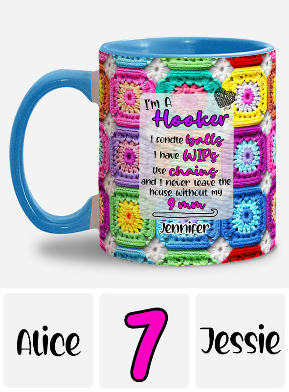 Crochet Lover Gift - Personalized Crocheting Accent Mug