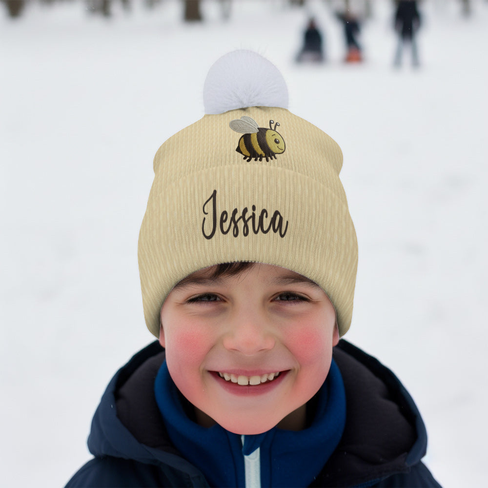 Love Bees - Personalized Bee Beanie Hat