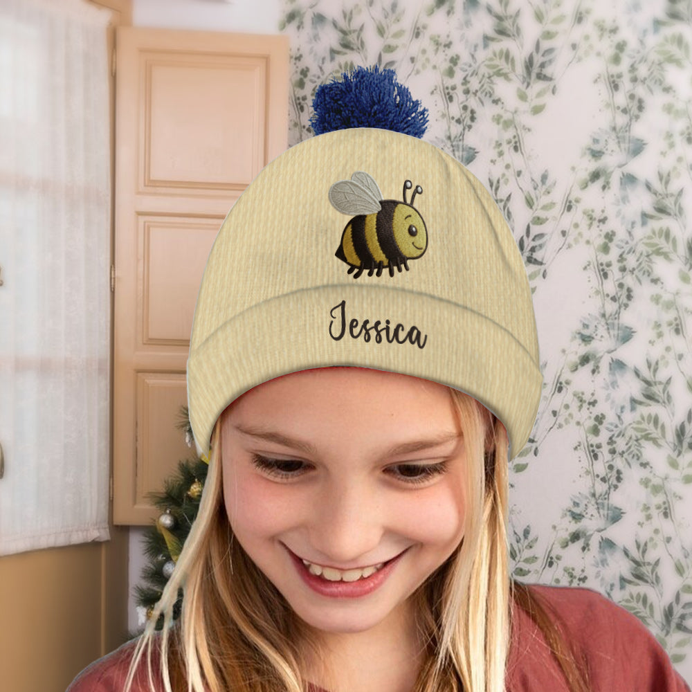 Love Bees - Personalized Bee Beanie Hat