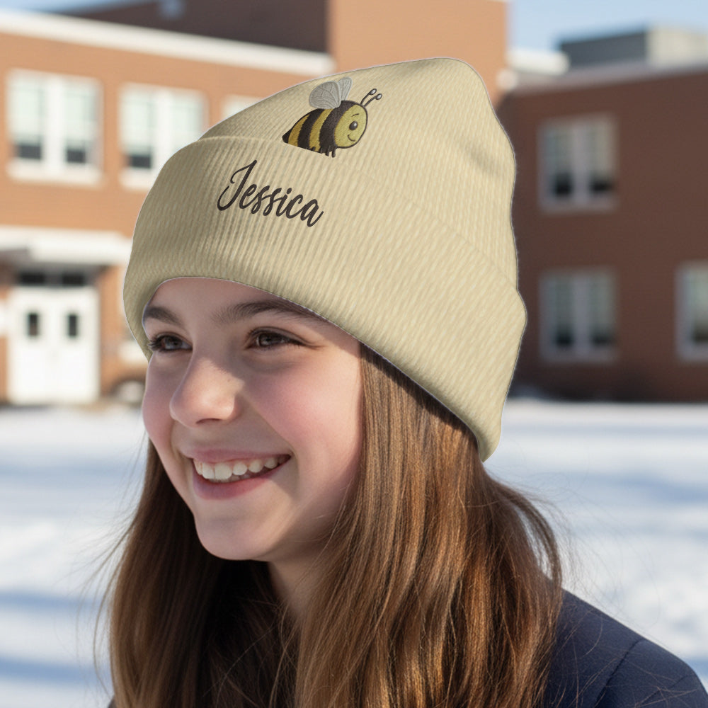 Love Bees - Personalized Bee Beanie Hat