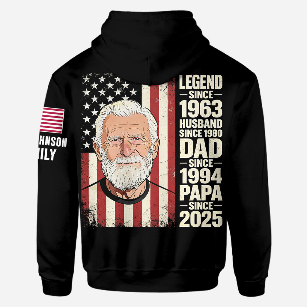 Legend - Personalized Grandpa All Over Shirt