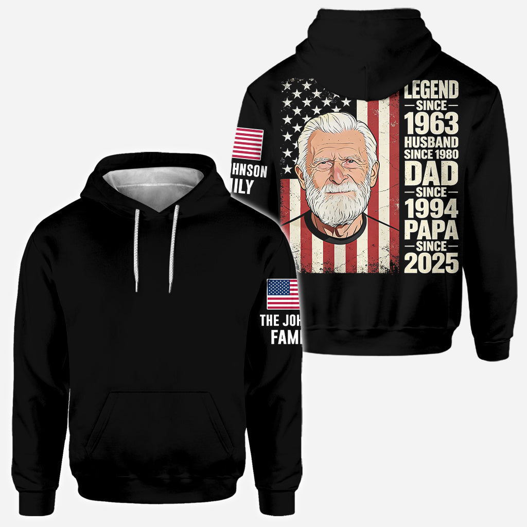 Legend - Personalized Grandpa All Over Shirt