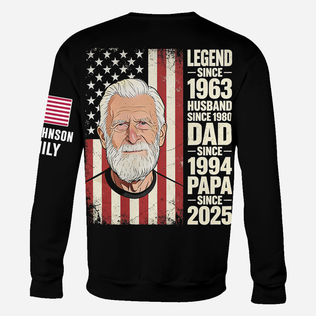 Legend - Personalized Grandpa All Over Shirt