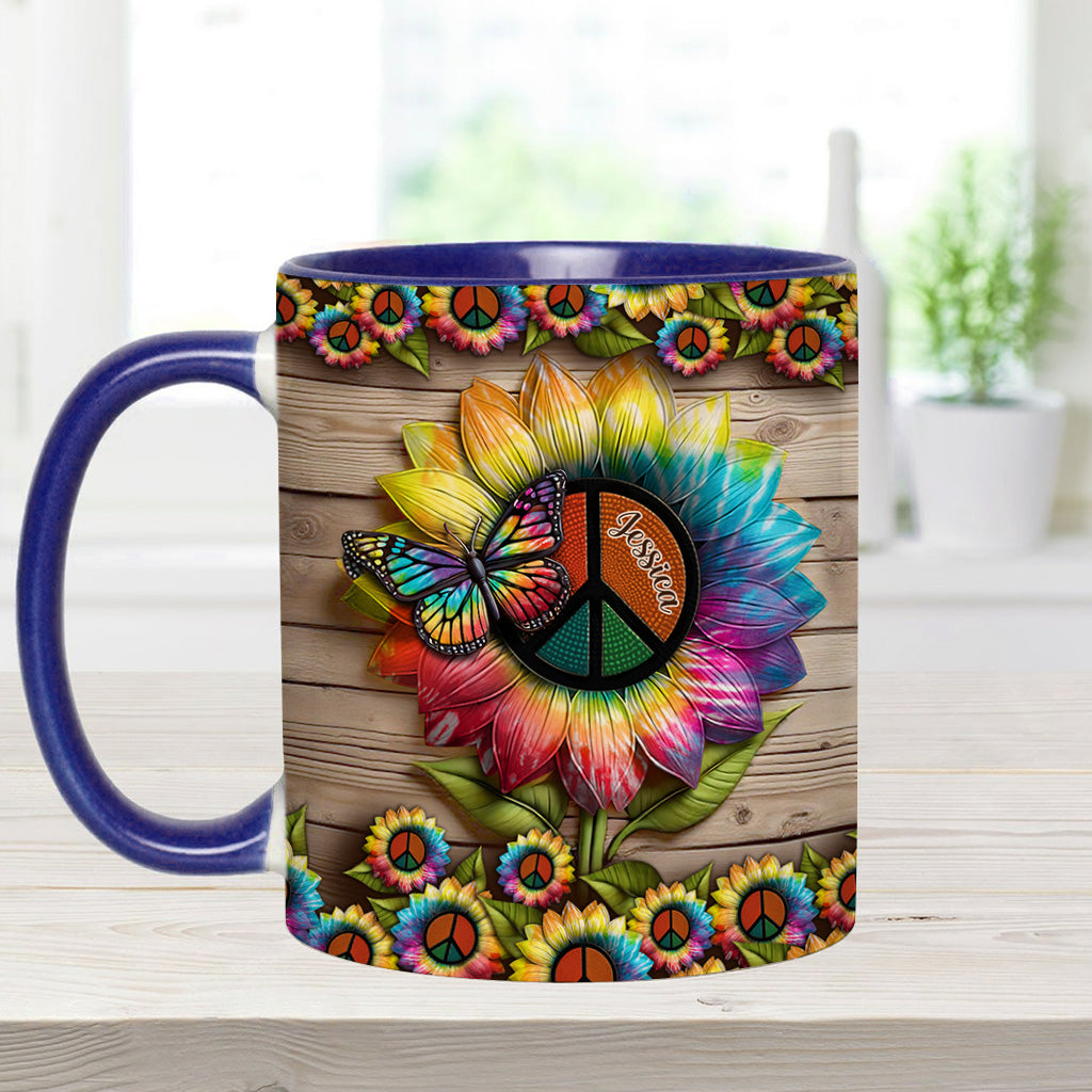 Hippie Soul - Personalized Hippie Accent Mug