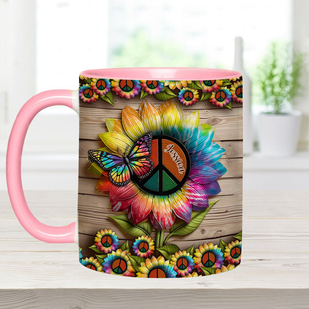 Hippie Soul - Personalized Hippie Accent Mug