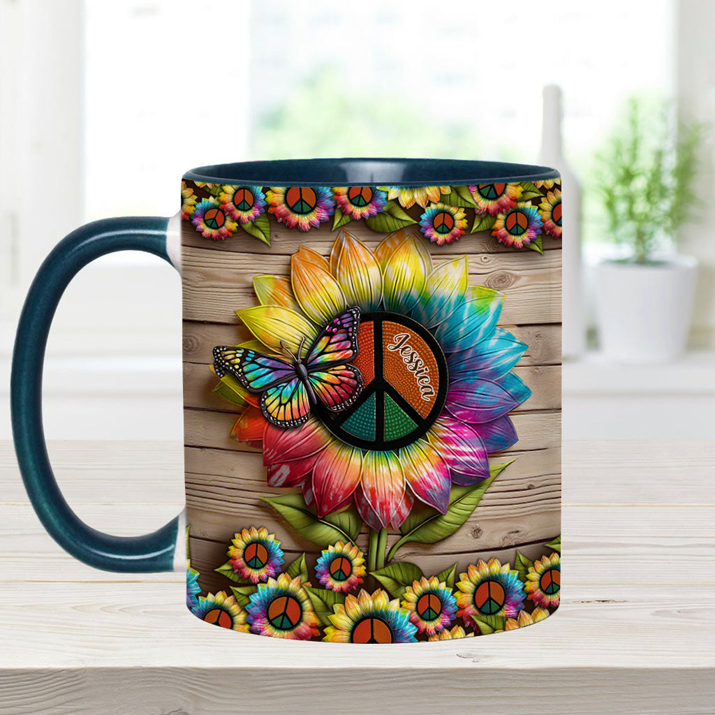 Hippie Soul - Personalized Hippie Accent Mug