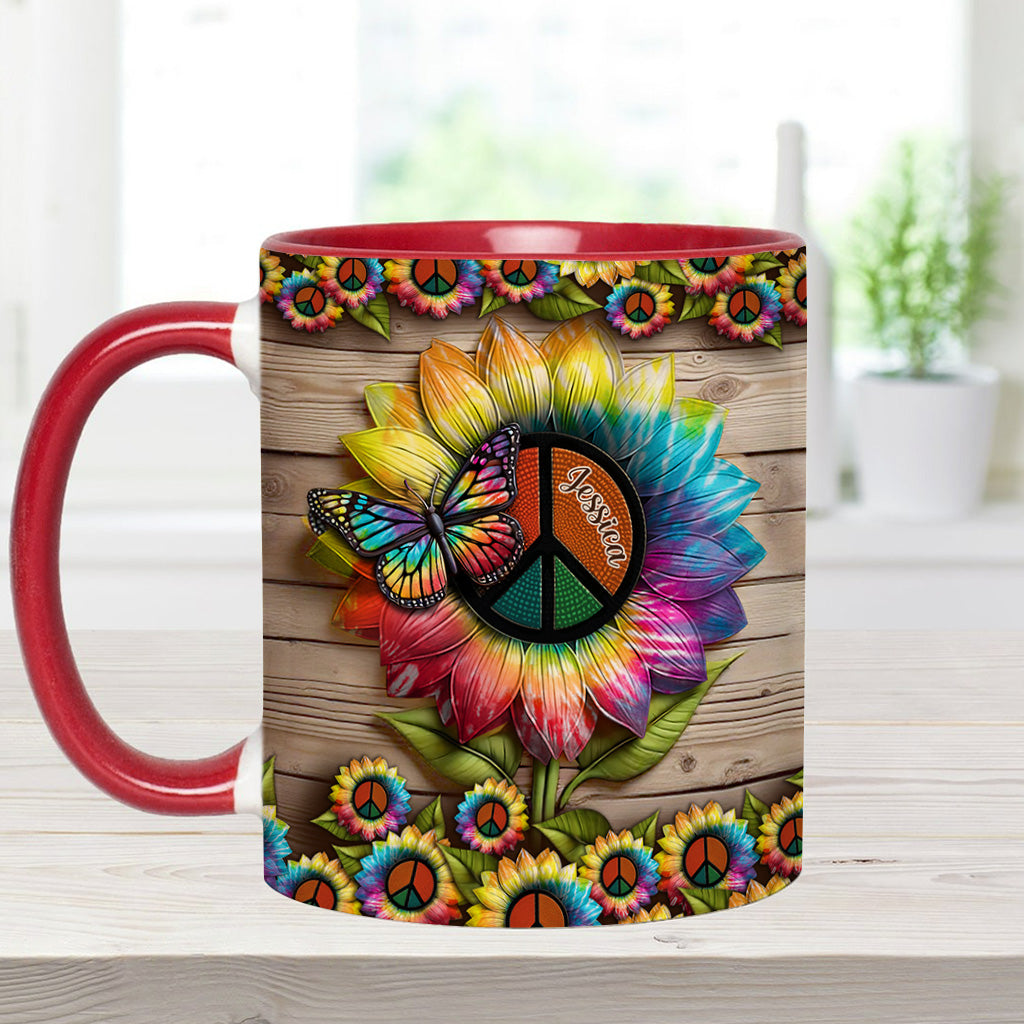 Hippie Soul - Personalized Hippie Accent Mug