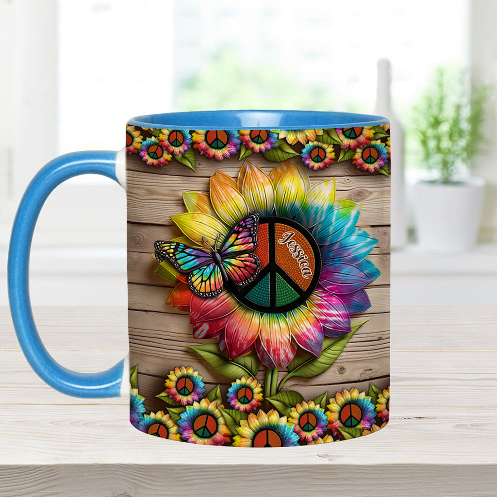 Hippie Soul - Personalized Hippie Accent Mug