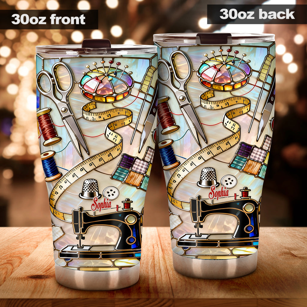Love Sewing - Personalized Sewing Tumbler