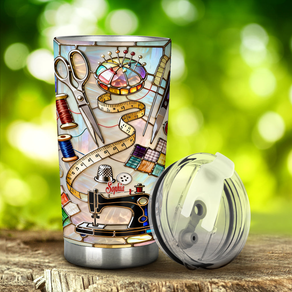 Love Sewing - Personalized Sewing Tumbler