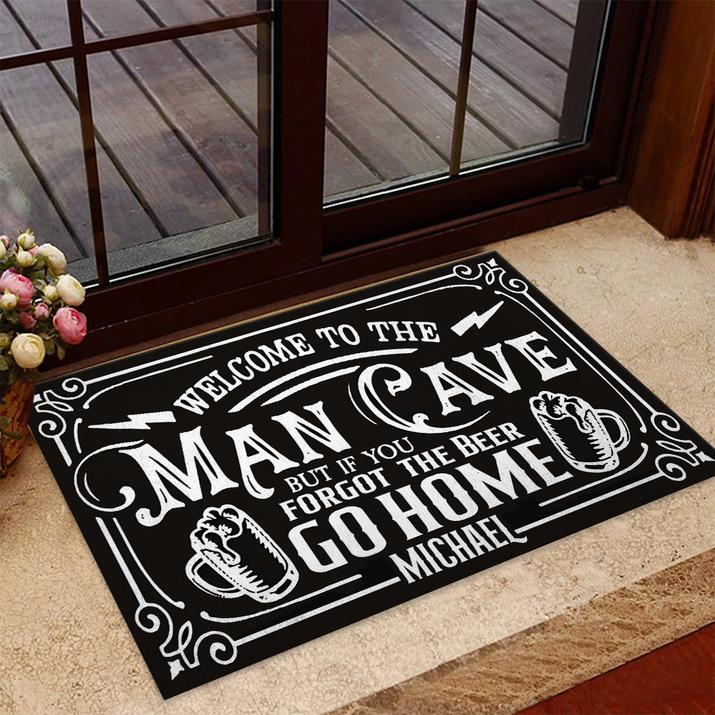 Man Cave - Personalized Beer Doormat