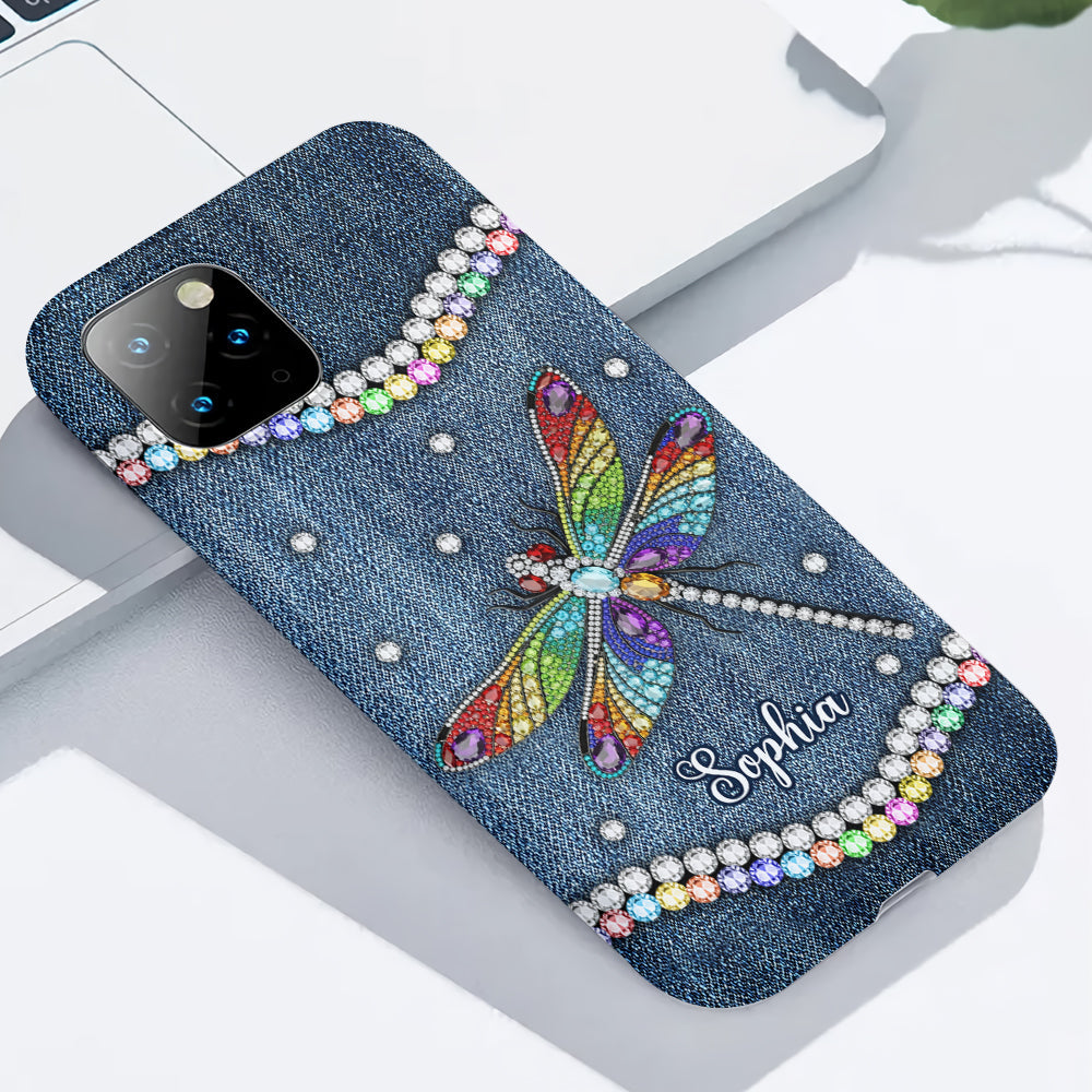 Beautiful Dragonfly - Personalized Dragonfly Full Print Phone Case