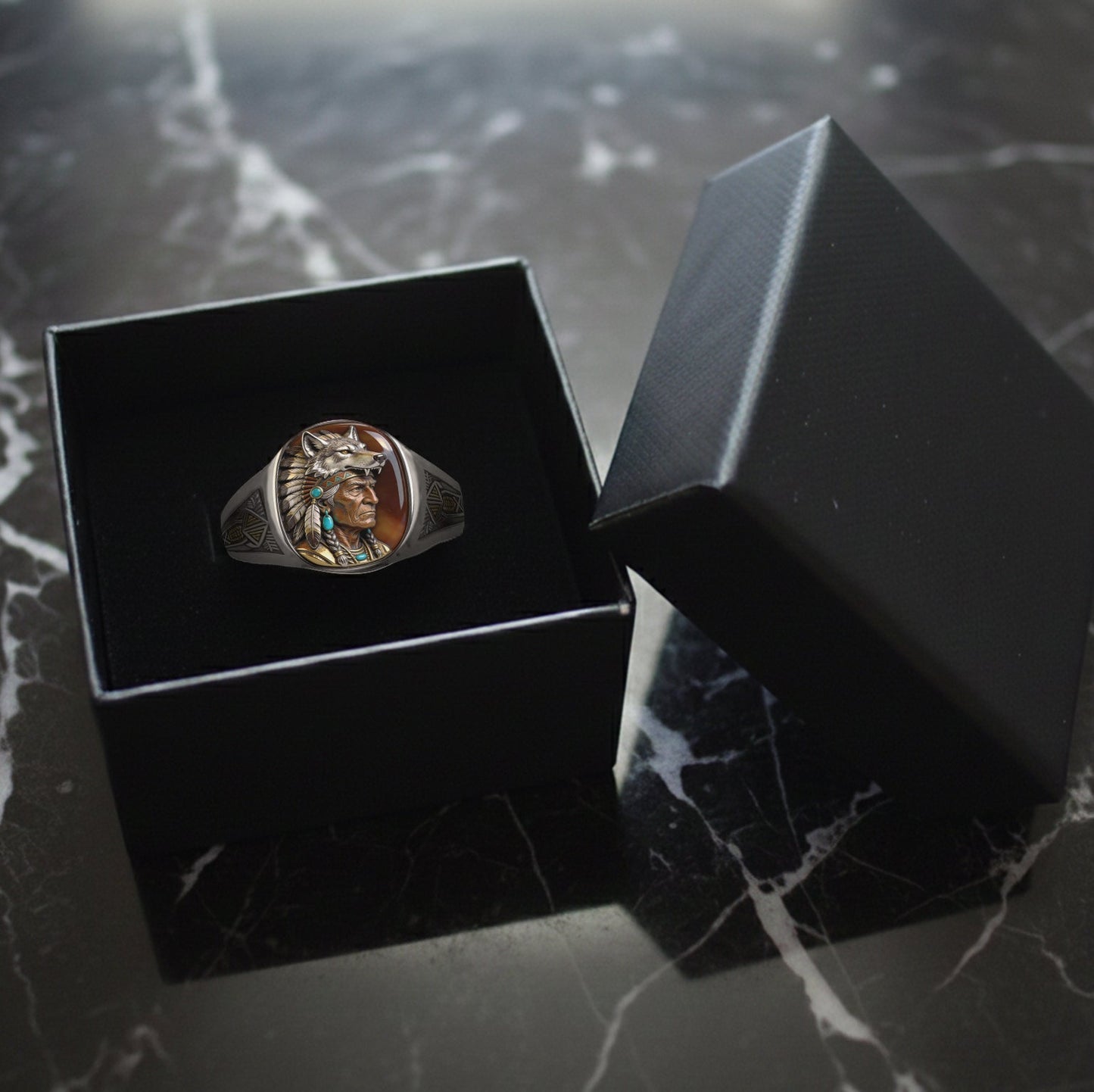 Indigenous - Personalized American Indian Signet Ring