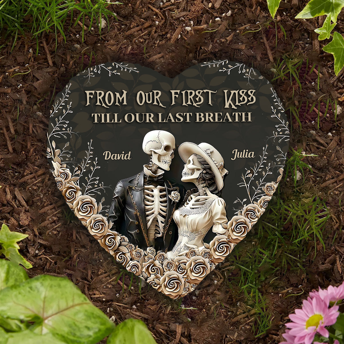 I See Your Scars - Personalized Couple Heart Shaped Stone