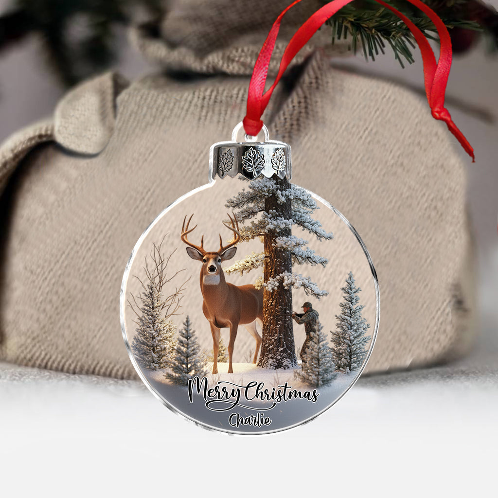 Christmas Gift For Hunters - Personalized Hunting Ornament