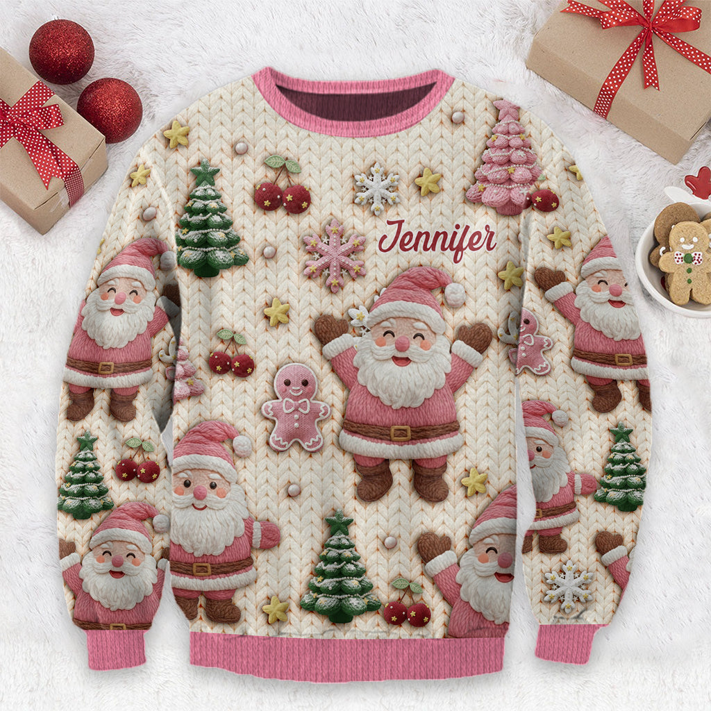 Festive Christmas - Personalized Christmas Ugly Sweater