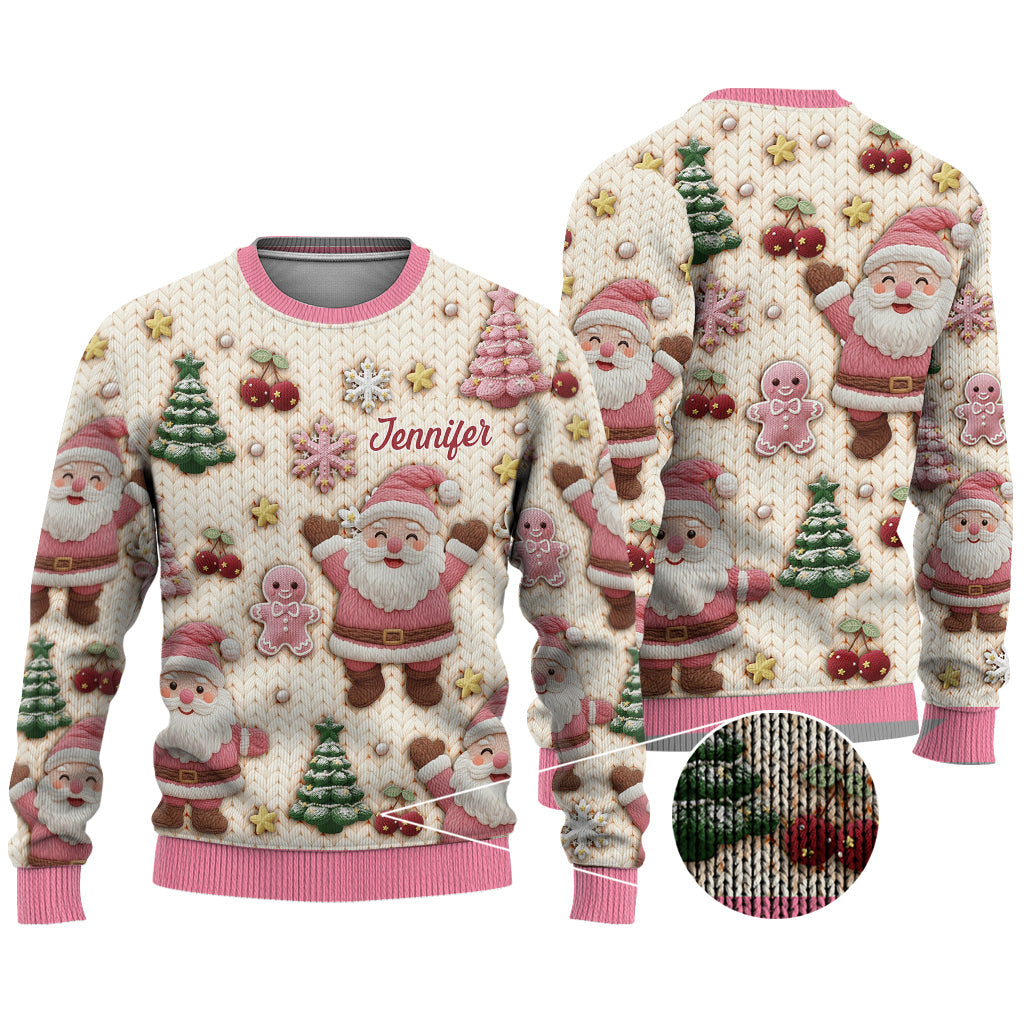 Festive Christmas - Personalized Christmas Ugly Sweater