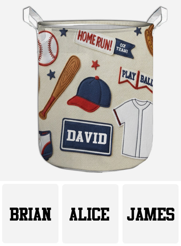 Love Baseball - Personalized Baseball Storage Basket