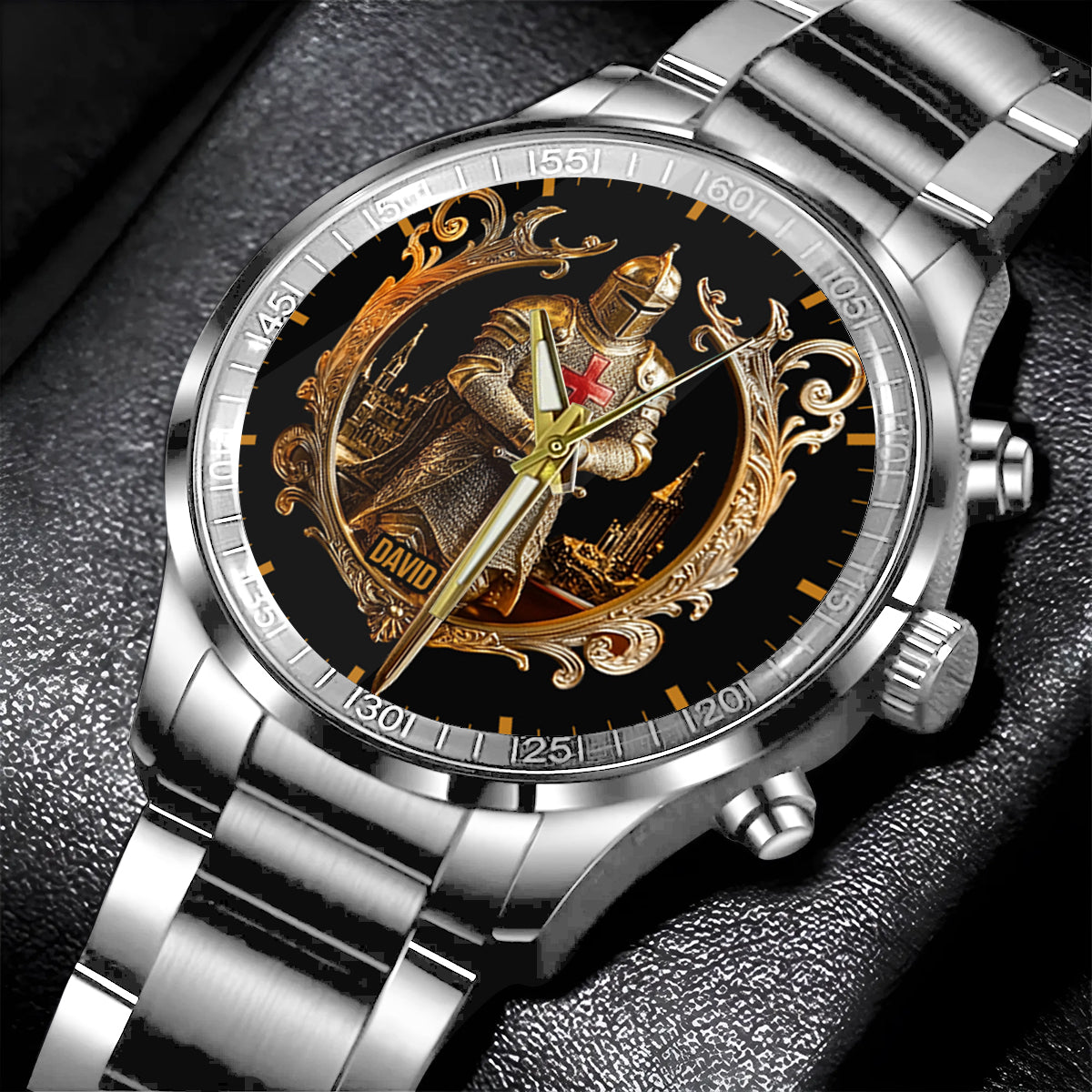 Knight Of God - Personalized Christian Hand Watch